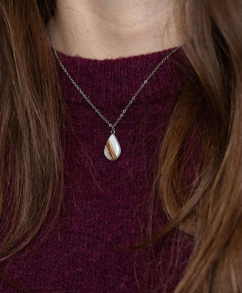 Collier argent