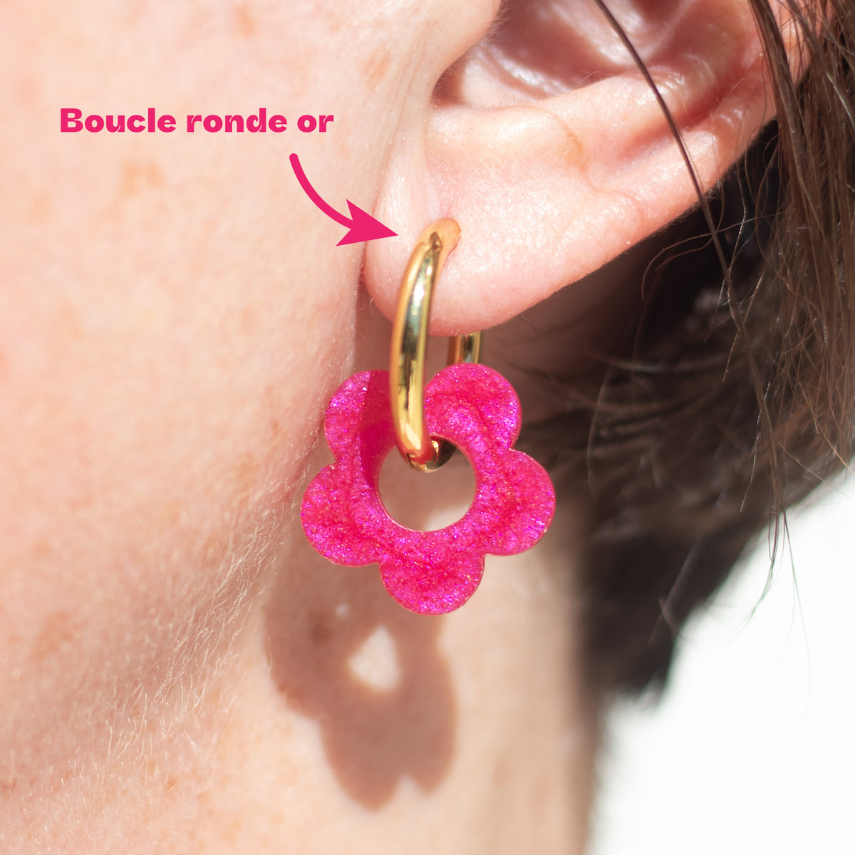 Fleurs - boucles d'oreilles