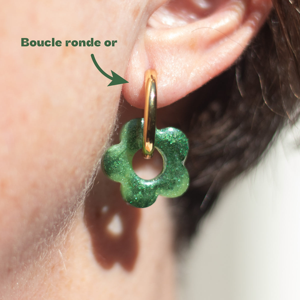 Fleurs - boucles d'oreilles
